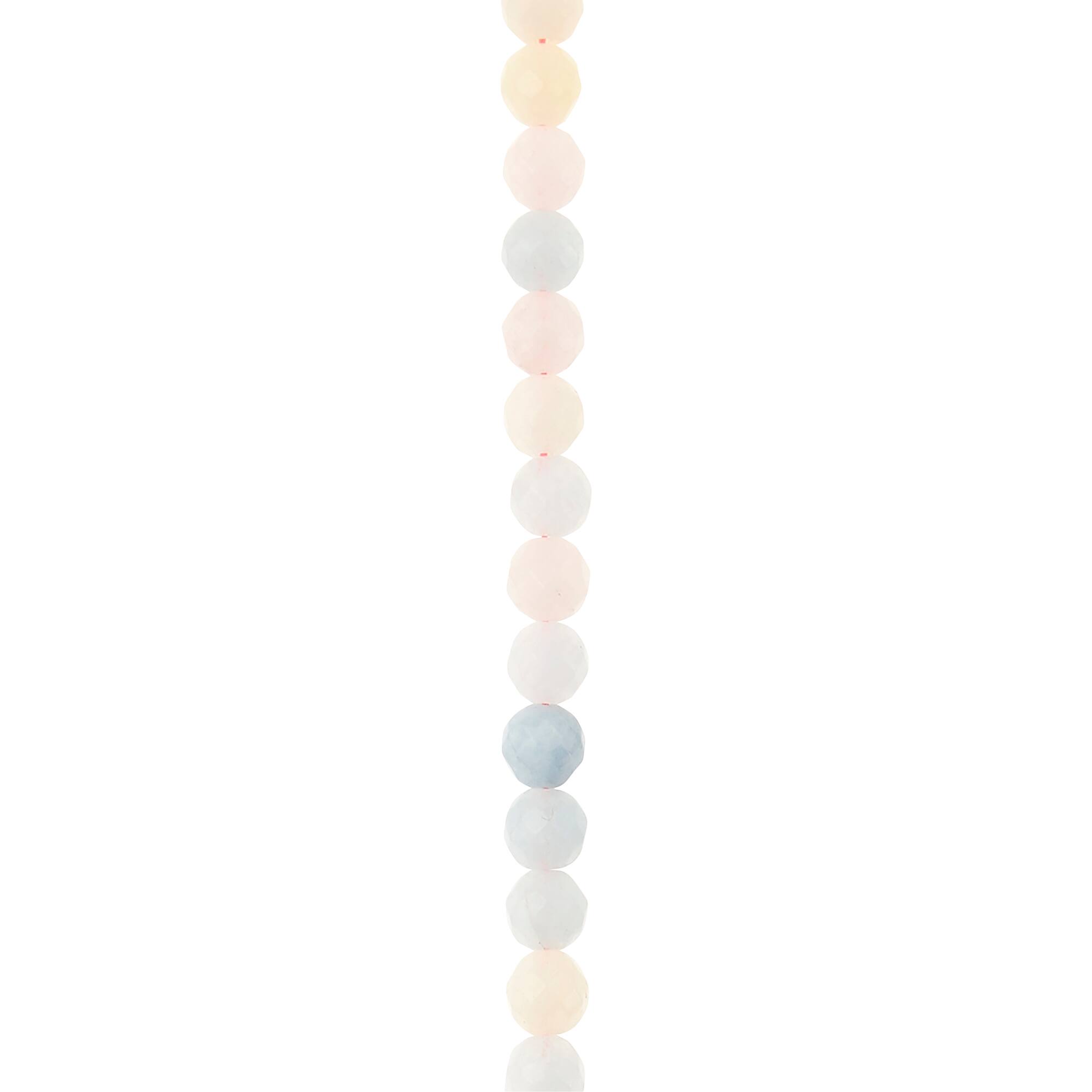 Silverite Quartz Faceted Beads by Bead Landing™, 6mm
